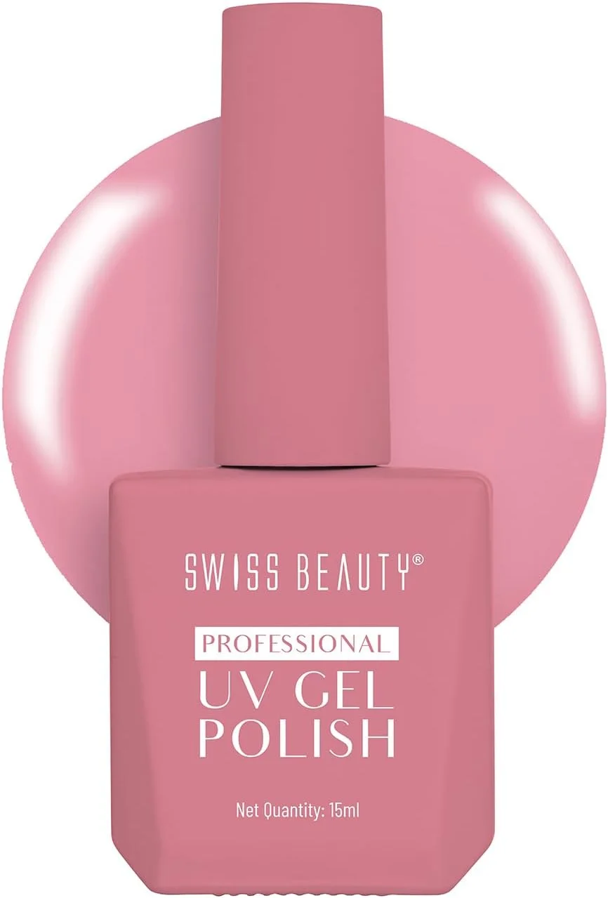 لاک ژل ناخن حرفه ای Swiss Beauty، ماندگاری تا 21 روز، پوشش فوق العاده براق، بدون لب پر شدن، بدون لک شدن، لاک ناخن با خشک شدن سریع، رنگ -30، 15 میلی لیتر