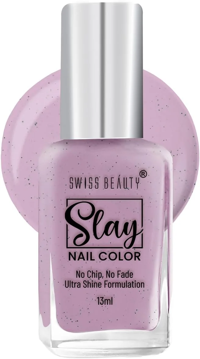 لاک ناخن سوییس بیوتی اسلی | پوشش براق، لاک ناخن ماندگار | مقاوم در برابر لب پر شدن، لاک ناخن خشک شونده سریع | رنگ - Helio، 25 میلی لیتر