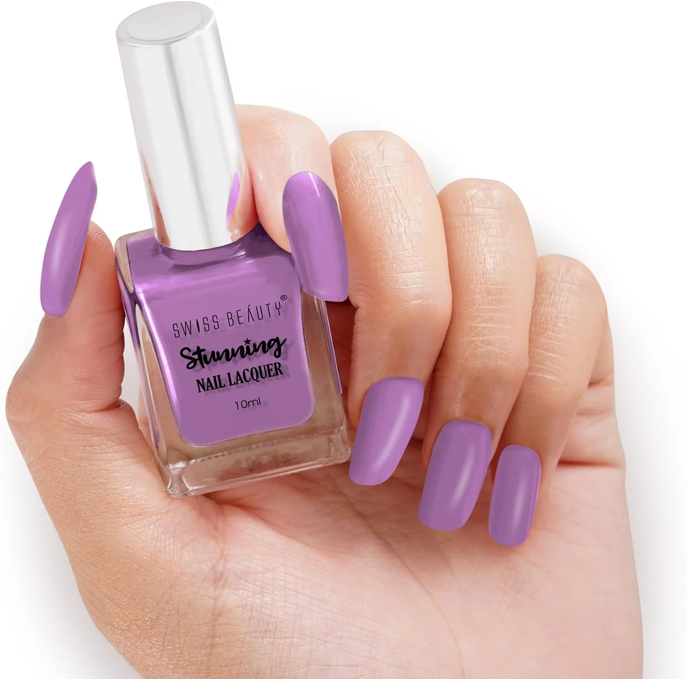 لاک ناخن خیره کننده سوییس بیوتی، شماره رنگ 45، Grapa Fit | 10 میلی لیتر