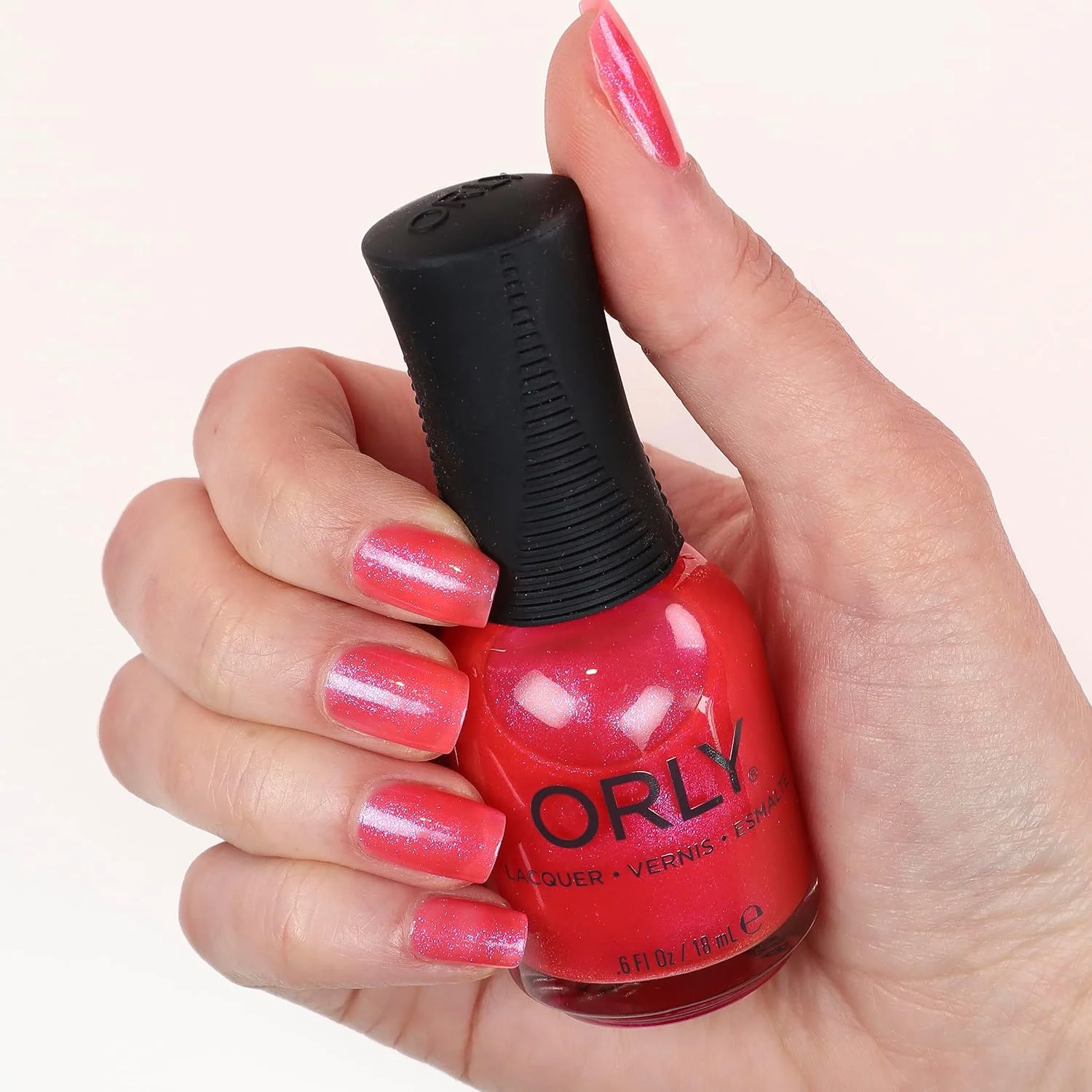 لاک ناخن نئون اورلی برای تابستان | رنگ های روشن و تاپرهای اکلیلی برای ناخن های نئون تابستانی | ۱۸ میلی لیتر (Coral Crush, ۱۸ میلی لیتر)