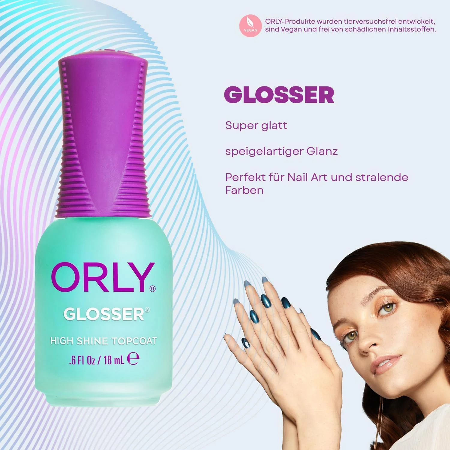 مراقبت از ناخن اُرلی - آبی روشن