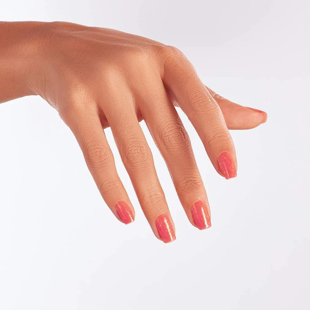 لاک ژل اُ پی آی، رنگ نارنجی، طرح دیوارنگاره، مجموعه مکزیکو سیتی، 15 میل لاک ژل اُ پی آی، رنگ نارنجی، طرح دیوارنگاره، مجموعه مکزیکو سیتی، 15 میل