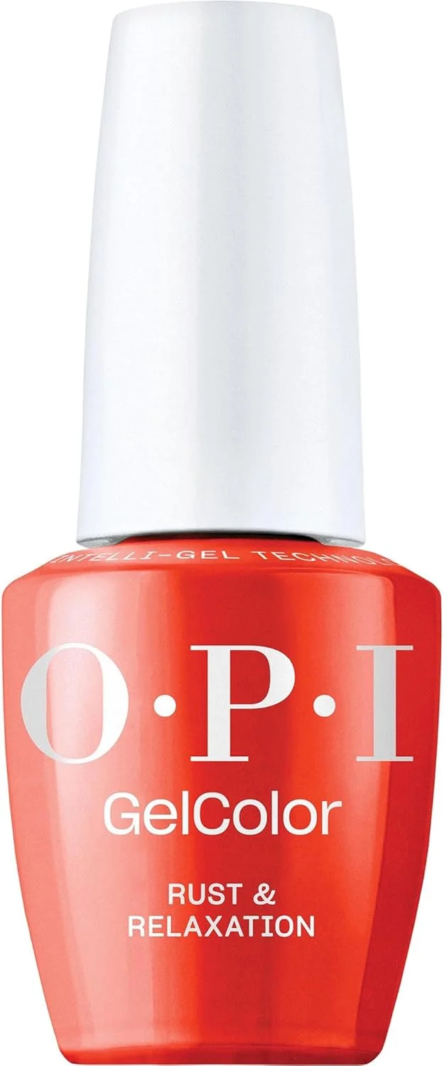 لاک ژل ناخن اُ پی آی GelColor رنگ Rust & Relaxation | کرم نارنجی روشن مات، خشک شدن با اشعه UV | بدون مواد حیوانی و HEMA، ماندگاری بالا، درخشش زیاد لاک ژل ناخن اُ پی آی GelColor رنگ Rust & Relaxation | کرم نارنجی روشن مات، خشک شدن با اشعه UV | بدون مواد حیوانی و HEMA، ماندگاری بالا، درخشش زیاد