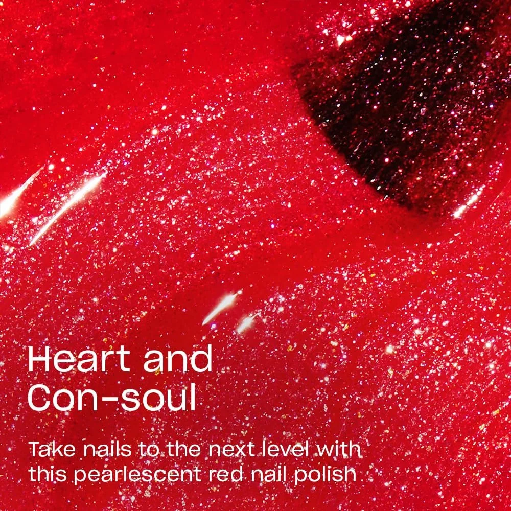 لاک ناخن اُ پی آی، رنگ قرمز صدفی، 15 میلی لیتر، NLD55