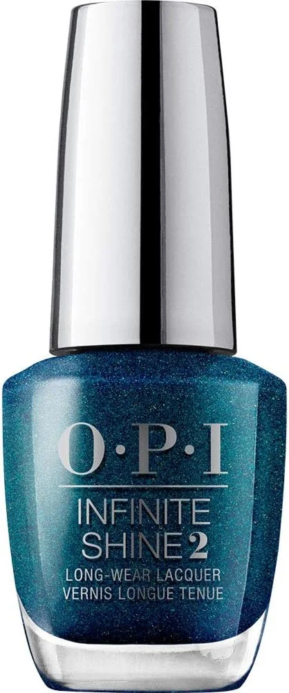 لاک ناخن بادوام طولانی مدت OPI Infinite Shine 2، رنگ آبی Nessie Plays Hide & Sea-k، حجم 15 میلی لیتر