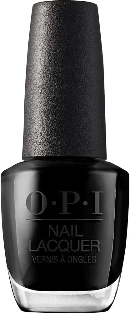 لاک ناخن کلاسیک OPI، ماندگاری 7 روزه، مقاوم در برابر لب پر شدن، لاک ناخن رنگی براق، Lady in Black، 15 میلی لیتر