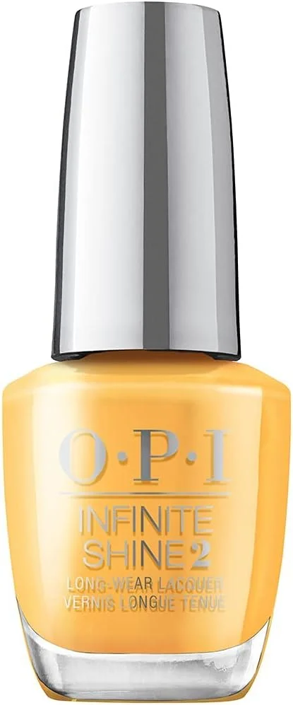 لاک ناخن OPI، مجموعه مالیبو، لاک ناخن بادوام Infinite Shine، Marigolden Hour، ۱۵ میلی لیتر، زرد