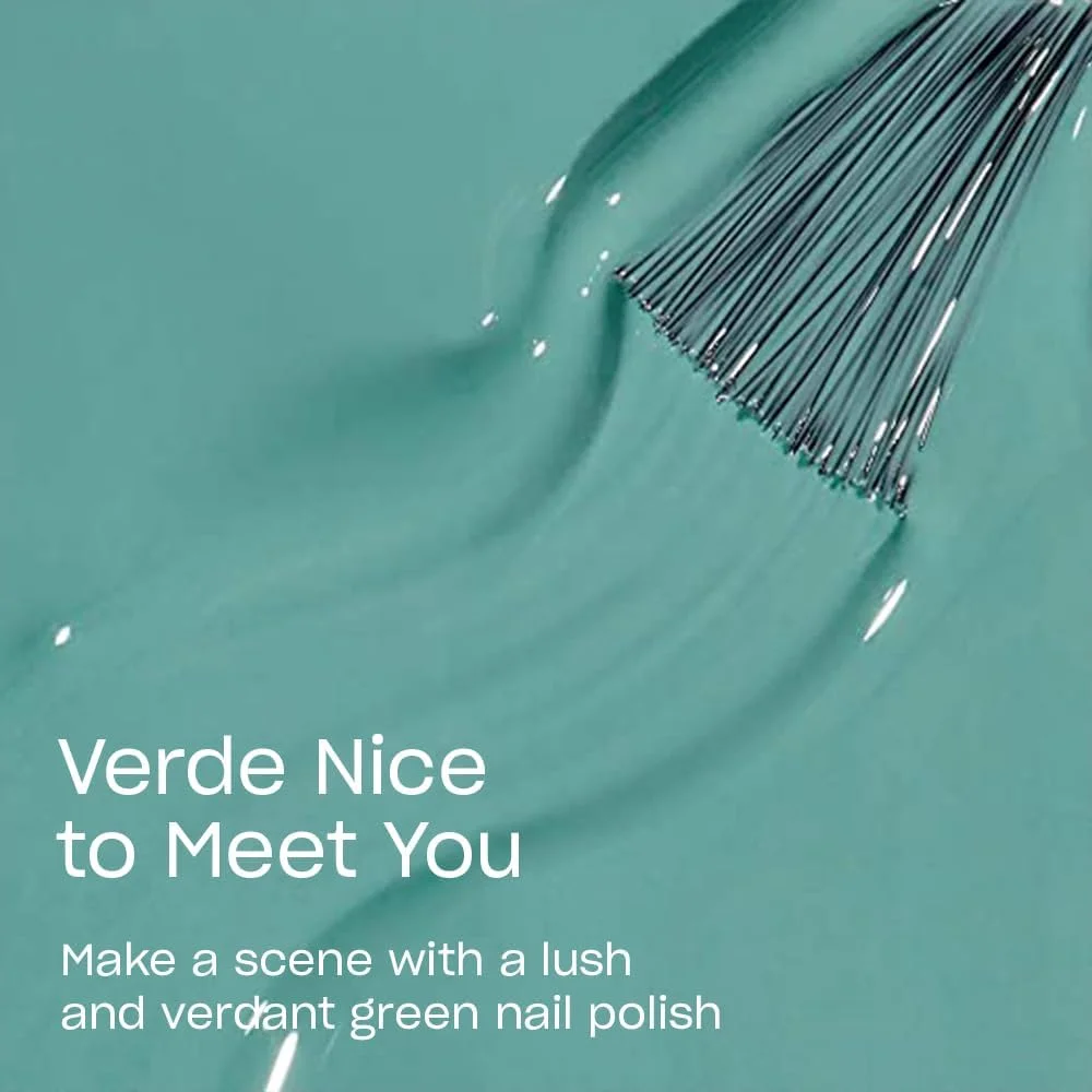 لاک ناخن کلاسیک OPI، ماندگاری 7 روزه، مقاوم در برابر لب پر شدن، لاک ناخن رنگی براق، Verde Nice to Meet You، سبز، 15 میلی لیتر