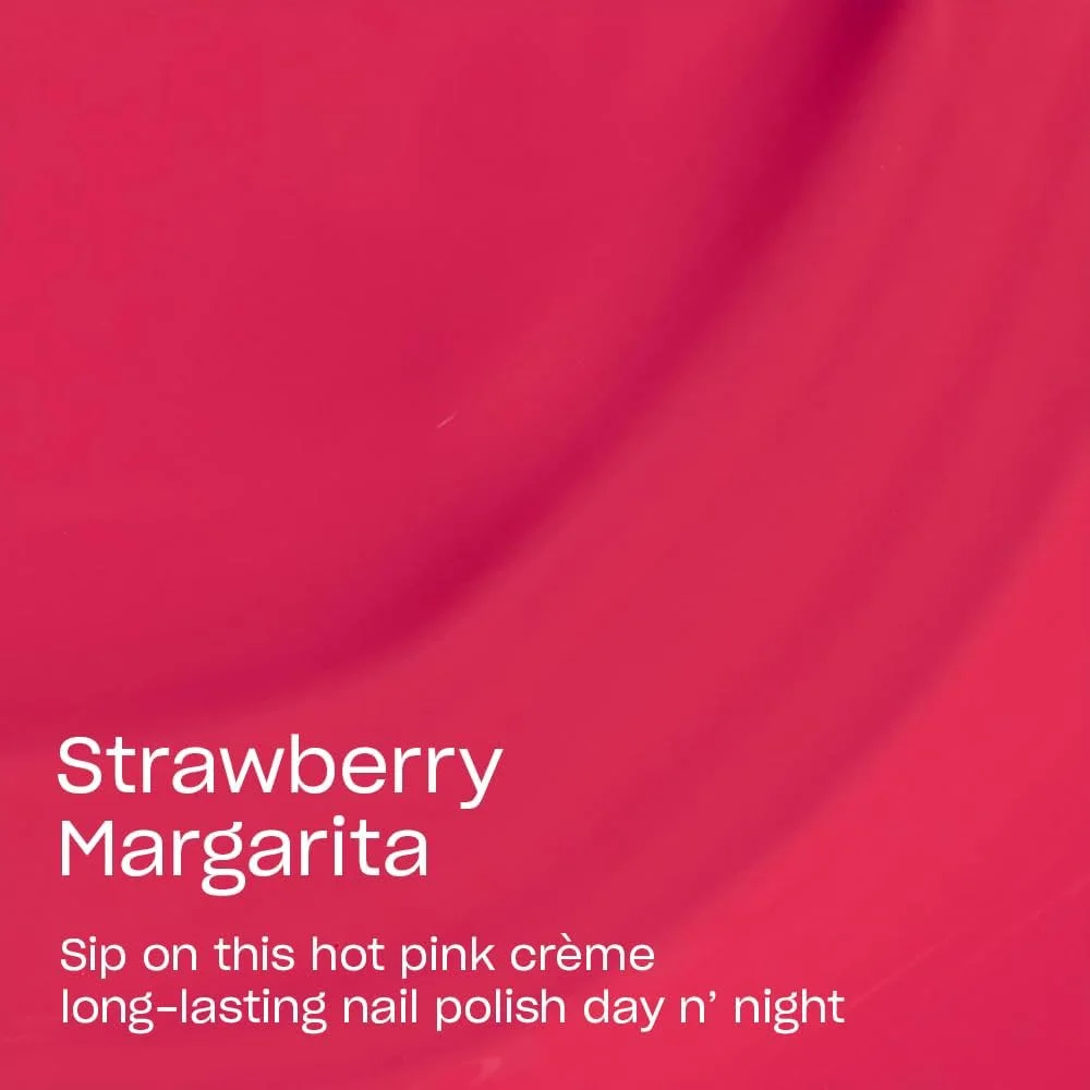 لاک ناخن OPI Infinite Shine، لاک بادوام، لاک ناخن ژل مانند با ماندگاری تا 11 روز و درخشش بالا، فرمول وگان، پاک کردن آسان، مقاوم در برابر خراش | توت فرنگی مارگاریتا، صورتی، 15 میلی لیتر