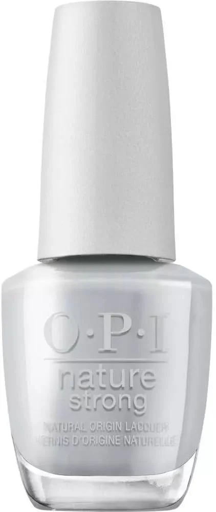 لاک ناخن OPI Nature Strong، ماندگاری 7 روزه، درخشش بالا، وگان با مواد طبیعی، رنگ خاکستری، 15 میلی لیتر