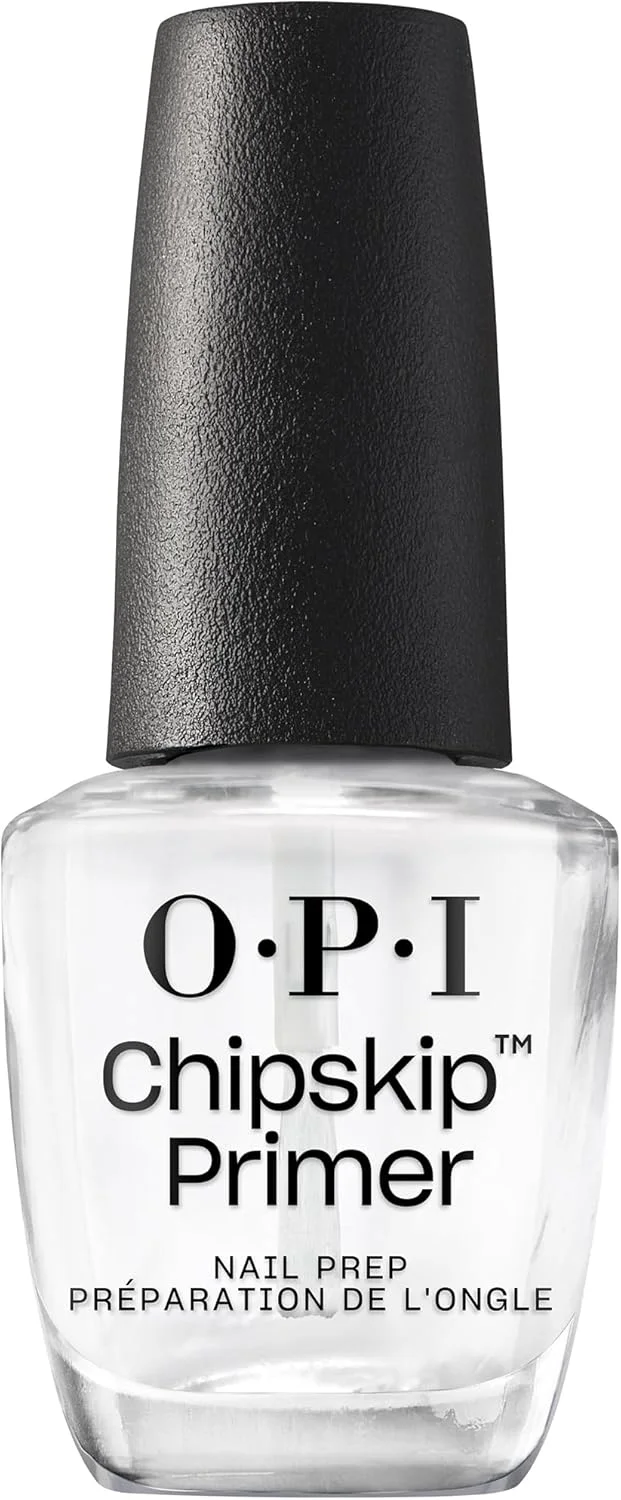 پرایمر لاک ناخن OPI Chip Skip، لایه پایه، محافظ ناخن، ناخن های خود را با این لایه آماده سازی مانیکور آماده کنید، بدون لب پر شدن، نتایج ماندگار، شفاف، 15 میلی لیتر