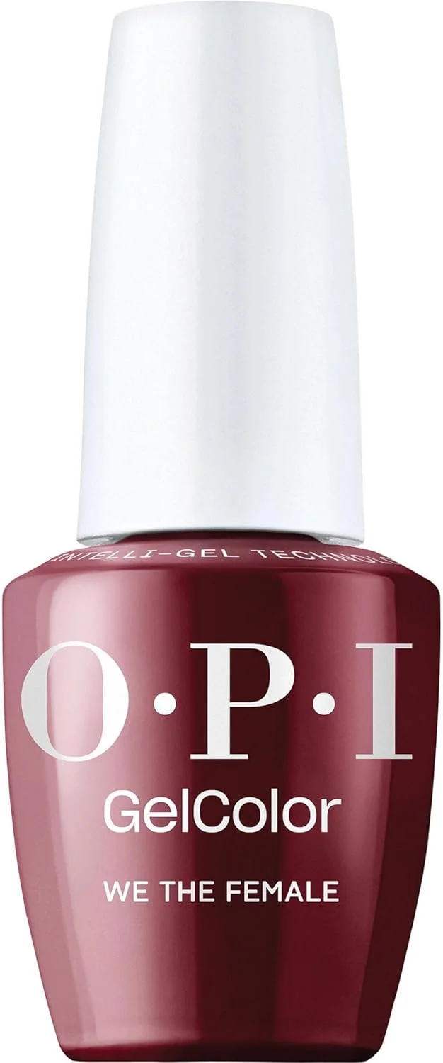 لاک ژل اُ پی آی GelColor We the Female | قرمز تیره مات، مناسب دستگاه UV، بدون مواد مضر و گیاهی، ماندگاری بالا و درخشش فوق العاده