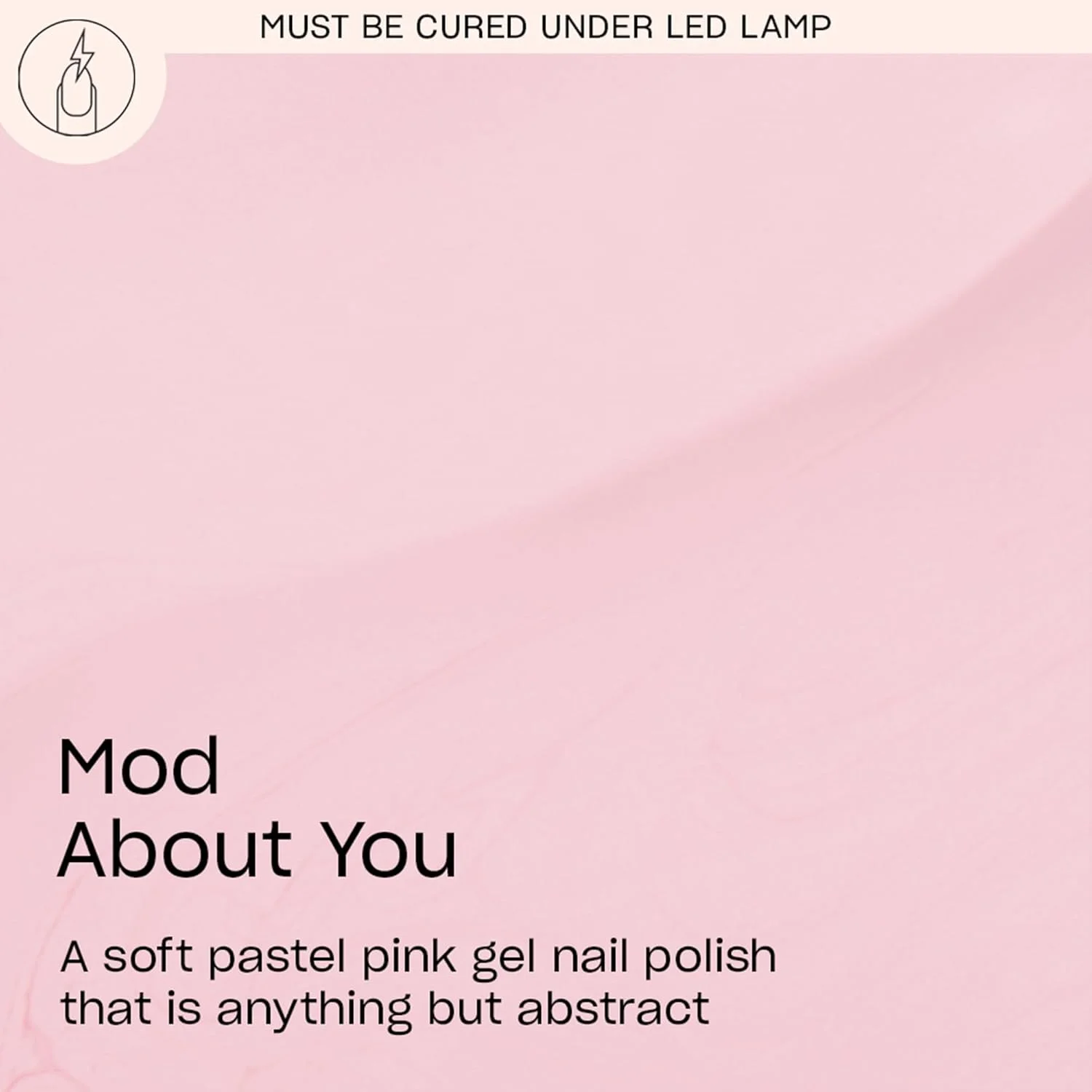 لاک ژل اُ پی آی GelColor Mod About You | کرم صورتی ملایم مات، لاک ژل UV | بدون مواد حیوانی و HEMA، ماندگاری بالا، درخشش زیاد