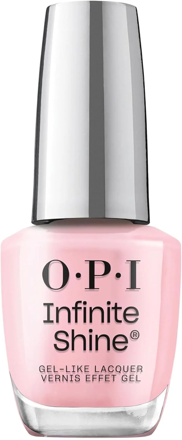 لاک ناخن OPI Infinite Shine، لاک بادوام، لاک ناخن ژل مانند با ماندگاری تا 11 روز و درخشش بالا، فرمول گیاهی، پاک کردن آسان، مقاوم در برابر خراش، It's a Girl!، صورتی، 15 میلی لیتر
