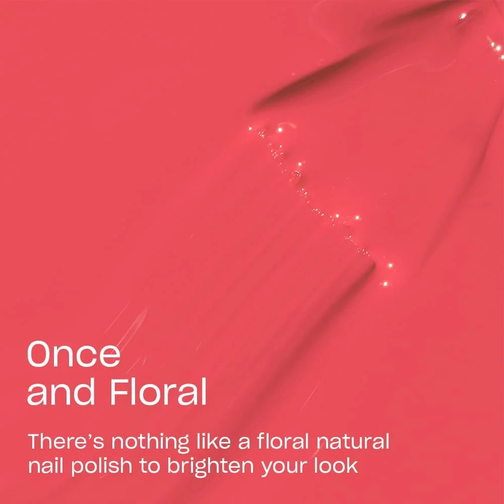 لاک ناخن اُ پی آی Nature Strong، ماندگاری 7 روزه، درخشش بالا، وگان با مواد طبیعی، Once and Floral، صورتی، 15 میلی لیتر لاک ناخن اُ پی آی Nature Strong، ماندگاری 7 روزه، درخشش بالا، وگان با مواد طبیعی، Once and Floral، صورتی، 15 میلی لیتر