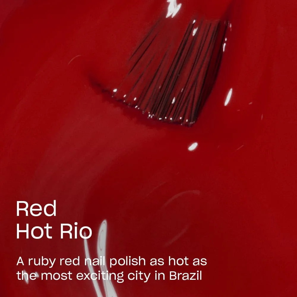 لاک ناخن کلاسیک OPI، ماندگاری 7 روزه، مقاوم در برابر لب پر شدن، لاک ناخن رنگی با درخشش بالا، Red Hot Rio، قرمز، 15 میلی لیتر لاک ناخن کلاسیک OPI، ماندگاری 7 روزه، مقاوم در برابر لب پر شدن، لاک ناخن رنگی با درخشش بالا، Red Hot Rio، قرمز، 15 میلی لیتر