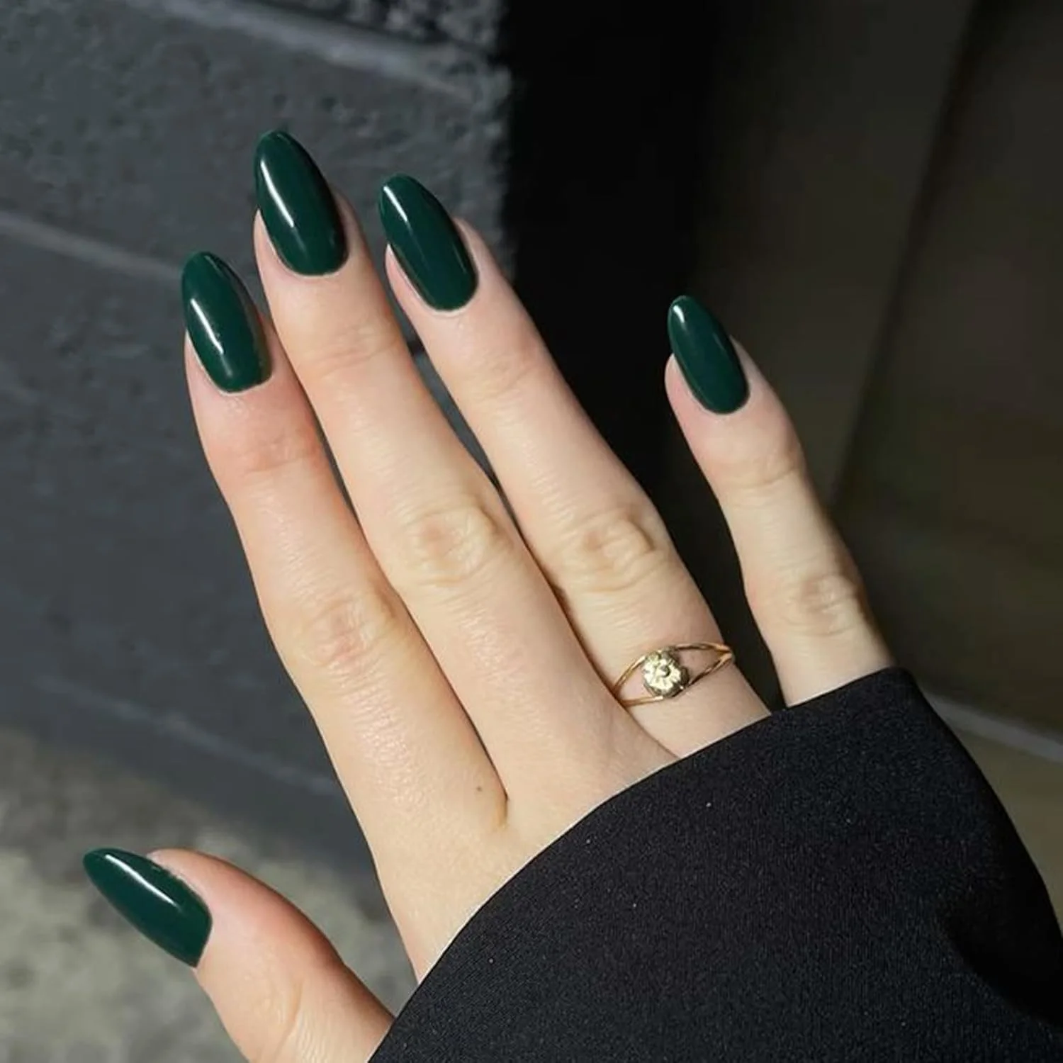 ناخن مصنوعی بادامی سبز مدلونز، 32 عددی، ناخن های مصنوعی بادامی کوتاه، کیت ناخن قابل استفاده مجدد با چسب ناخن، برچسب های چسبی، سوهان ناخن کوچک، ناخن های پرسی در 16 سایز