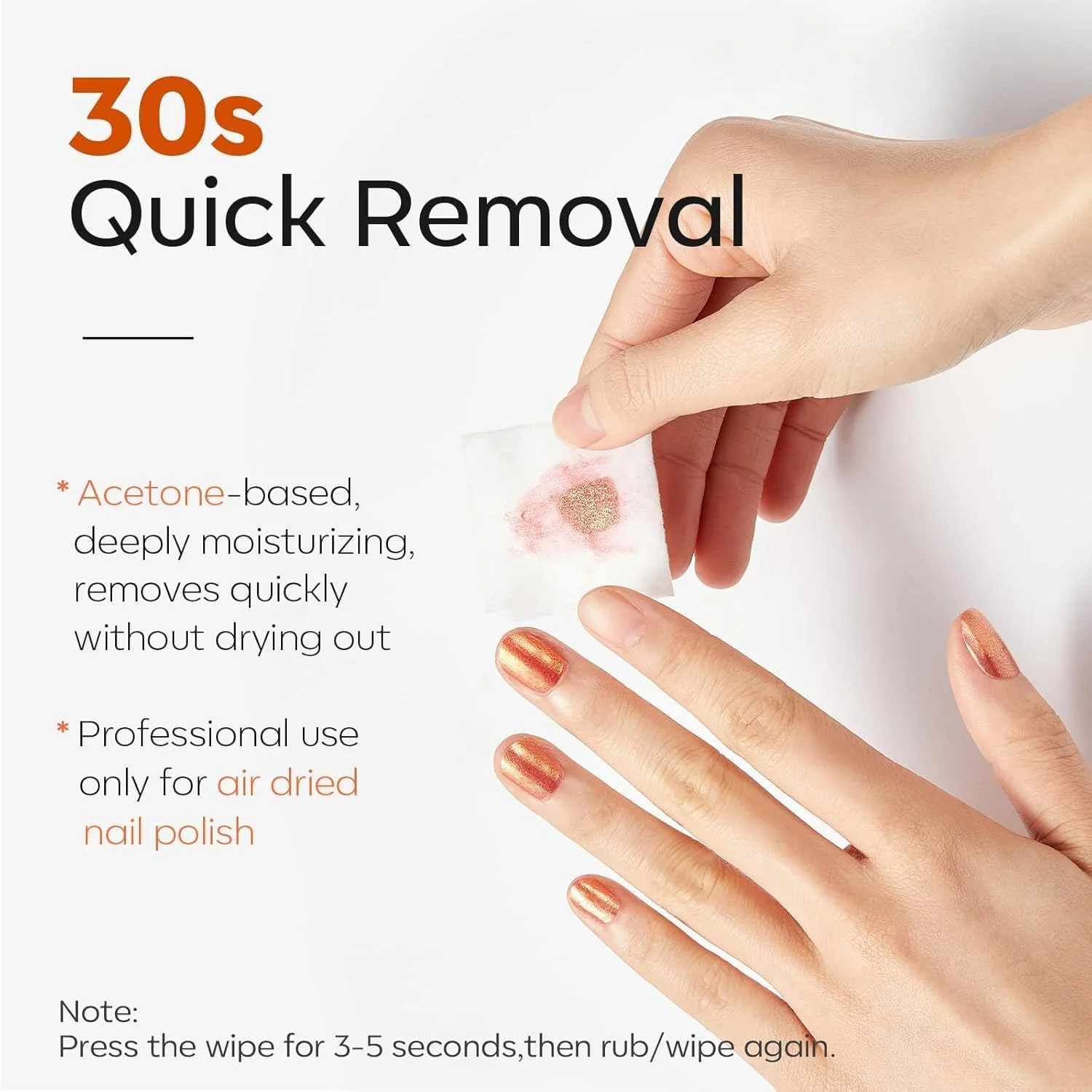 پدهای پاک کننده لاک ناخن Modelones، دستمال مرطوب پاک کننده لاک ناخن استون 50 عددی، خوشبو کننده حرفه ای، دستمال مرطوب بسته بندی شده به صورت جداگانه، به آسانی و به سرعت، بوی لیمو، گلیسیرین مرطوب کننده، سایز بزرگ قابل حمل