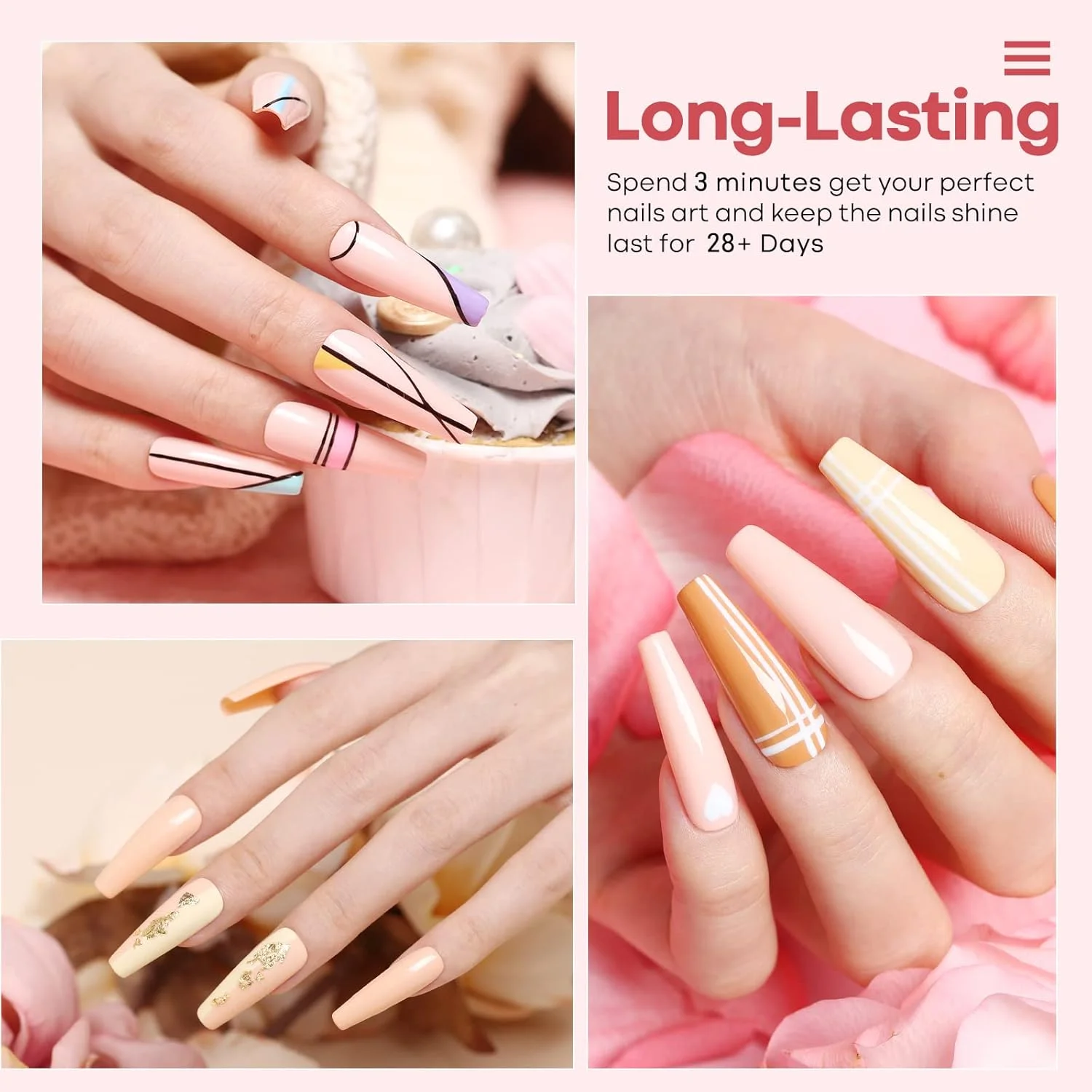 ست لاک ژل مدلونز، رنگ های زمستانی بهاری، لاک ژل نود، ست لاک ژل اکلیلی، جعبه هدیه