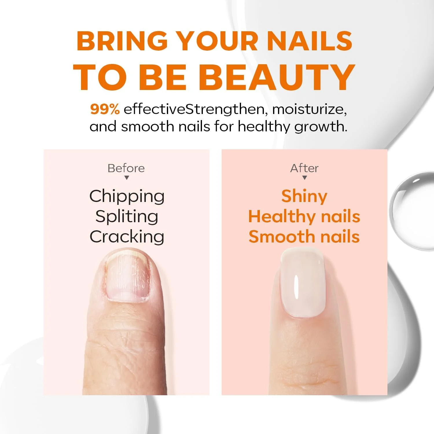 لاک تقویت کننده ناخن مدلونز، لاک سفید شیری برای ترمیم ناخن های آسیب دیده، رشد و تقویت کننده ناخن، پرکننده خطوط ناخن، 15 میلی لیتر