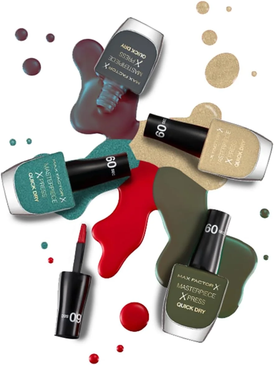 لاک ناخن سریع خشک‌شونده مکس فاکتور Masterpiece Xpress، بافت کشمیری، ۸ میلی‌لیتر
