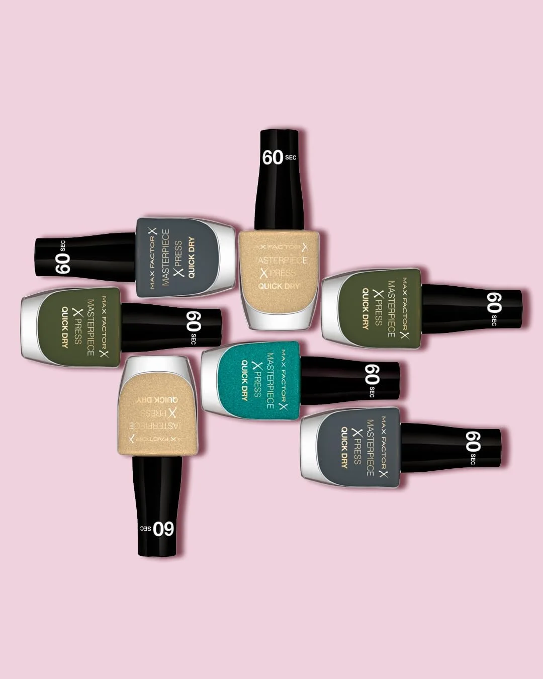 لاک ناخن سریع خشک‌شونده مکس فاکتور Masterpiece Xpress، شامپاین کیسز، 8 میلی‌لیتر