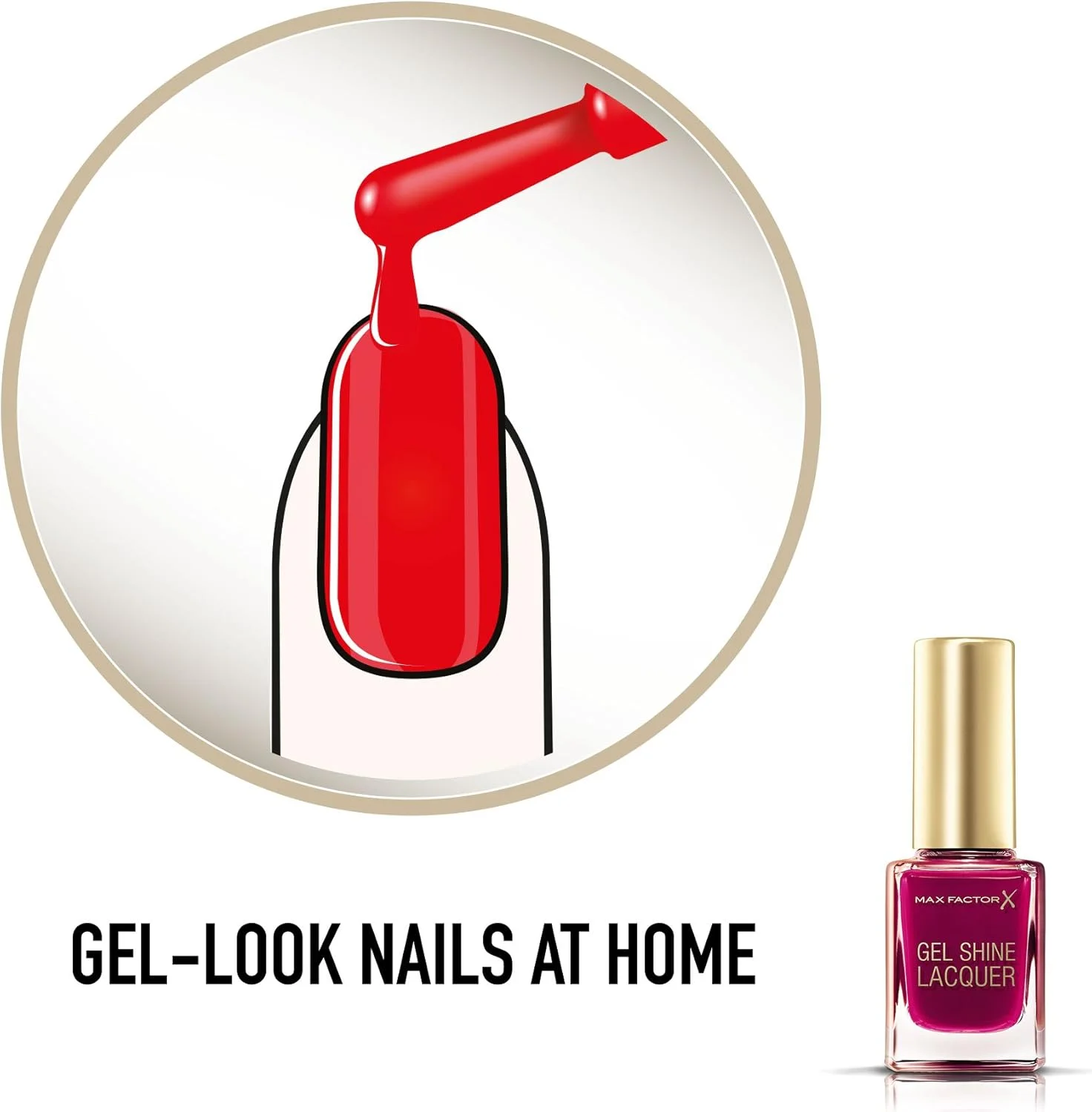 لاک ژل براق مکس فکتور - شماره 55 توت فرنگی درخشان - 11 میلی لیتر