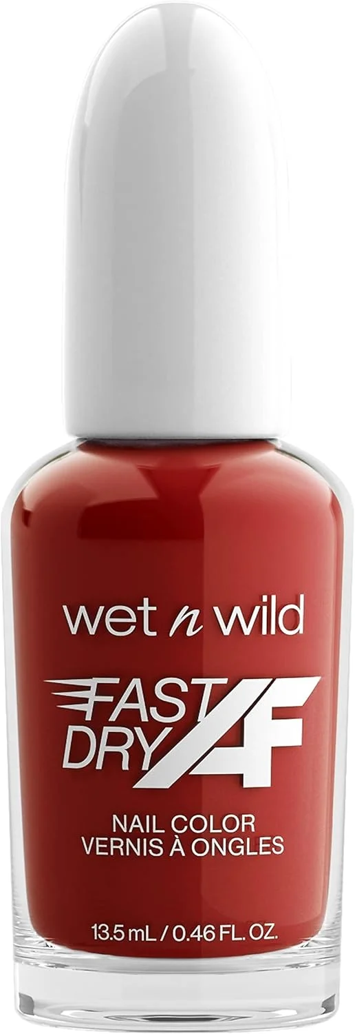 لاک ناخن خشک‌شونده سریع وت اند وایلد، رنگ منطقه چراغ قرمز | خشک شدن سریع - 40 ثانیه | ماندگاری طولانی - 5 روز، درخشش