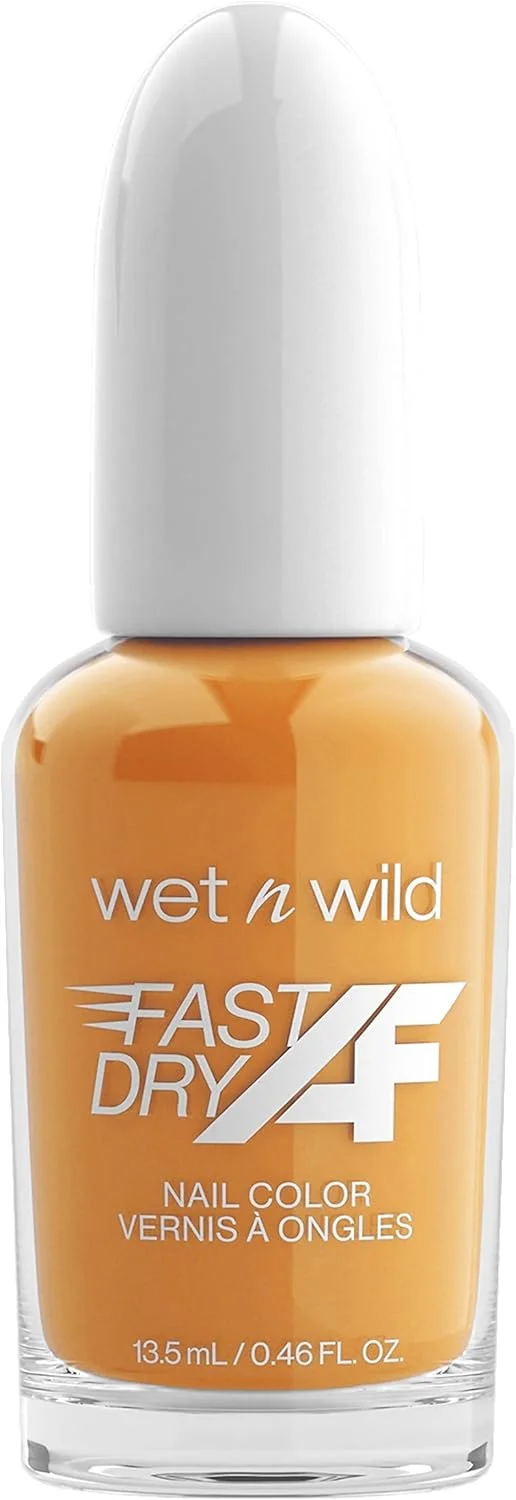 لاک ناخن خشک‌شونده سریع وت اند وایلد، رنگ نارنجی کدو تنبل غنی از پتاسیم | خشک شدن سریع - 40 ثانیه | ماندگاری طولانی - 5 روز، درخشان