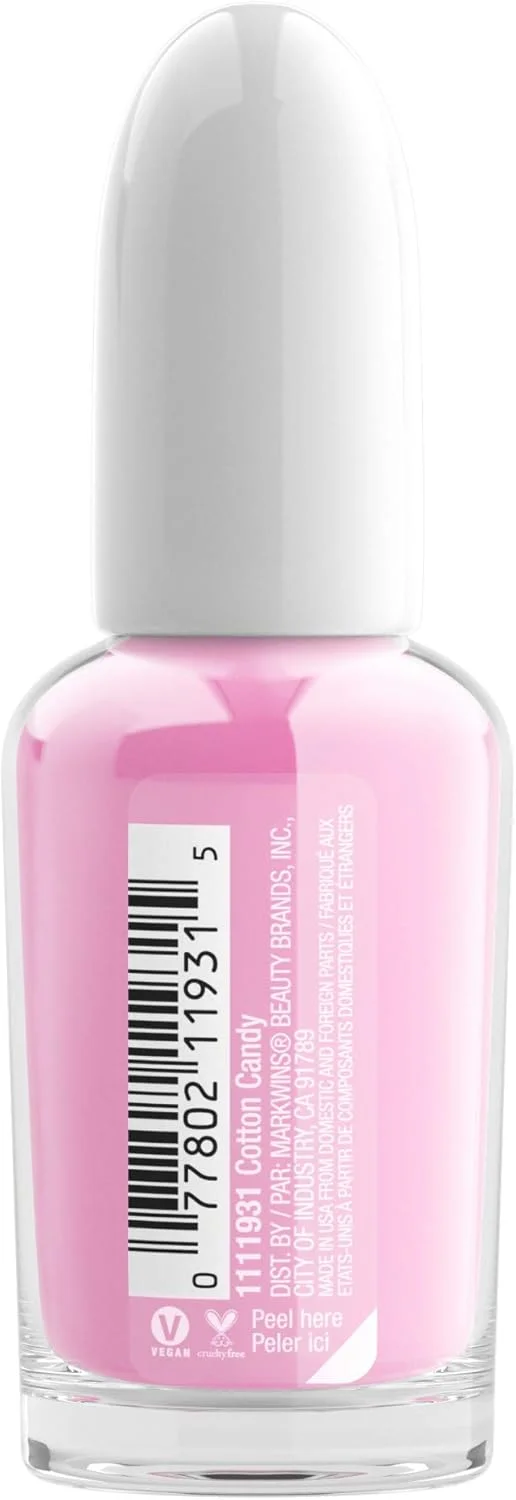 لاک ناخن با خشک شدن سریع وت اند وایلد، رنگ صورتی روشن پشمک