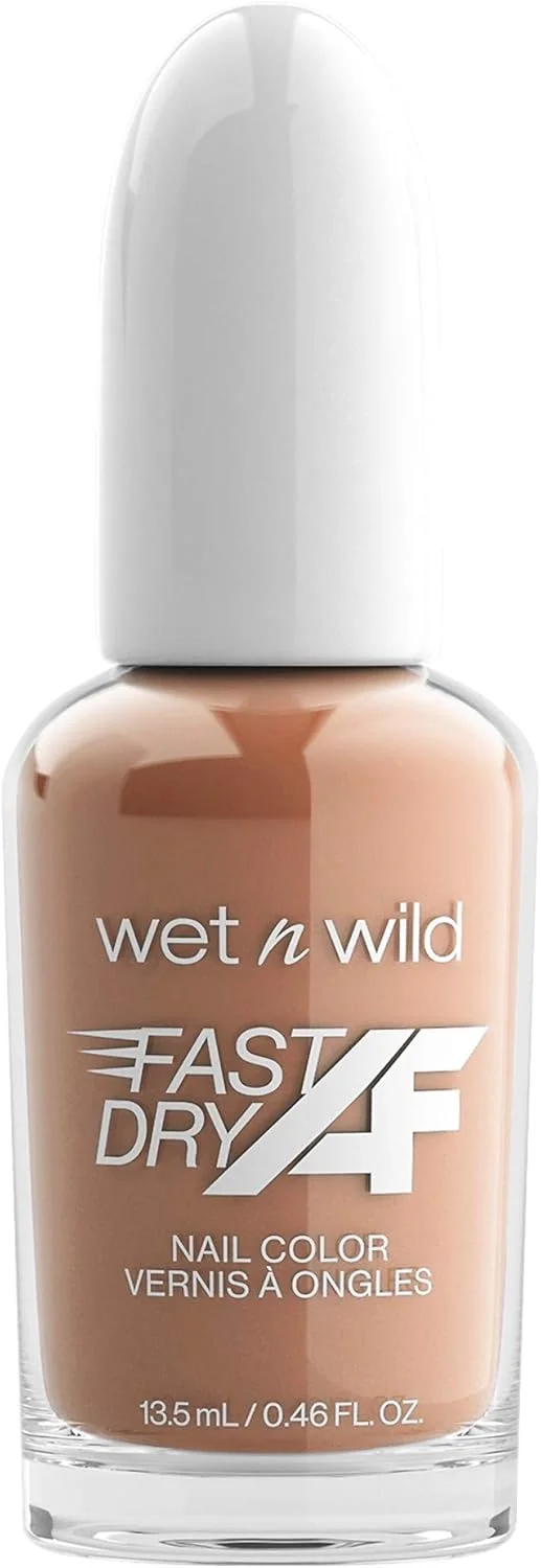 لاک ناخن خشک‌شونده سریع وت اند وایلد، زمان خشک شدن سریع 40 ثانیه، درخشش بالا و ماندگاری طولانی - متاسفم، لاته هستم