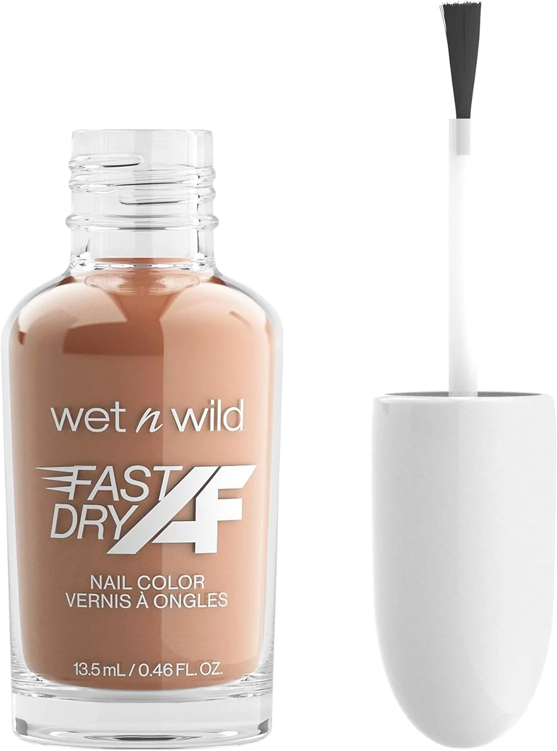 لاک ناخن خشک‌شونده سریع وت اند وایلد، زمان خشک شدن سریع 40 ثانیه، درخشش بالا و ماندگاری طولانی - متاسفم، لاته هستم