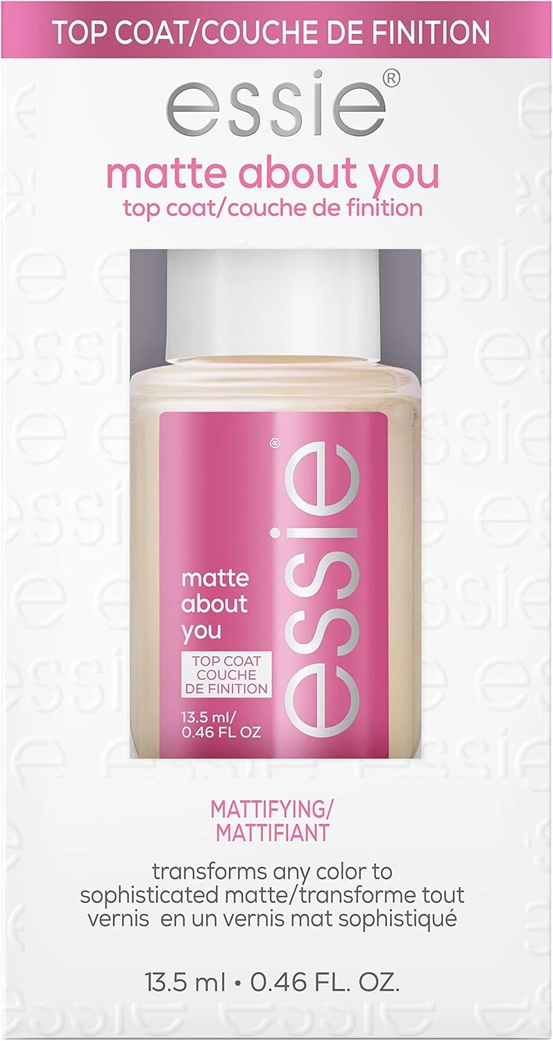 لاک ناخن اِسی، فاقد 8 ماده مضر، پوشش نهایی مات کننده، لاک مات کننده ناخن، 13.5 میلی لیتر