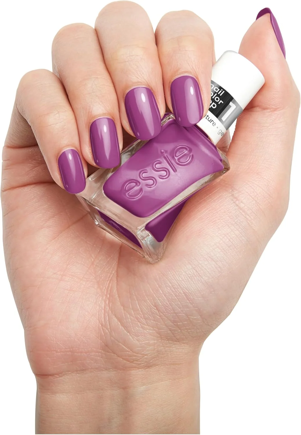 لاک ژل اسسی - 561 strut with it، رنگ لاک حرفه ای بنفش با روکش براق ژلی و ماندگاری تا 15 روز، 13.5 میلی لیتر