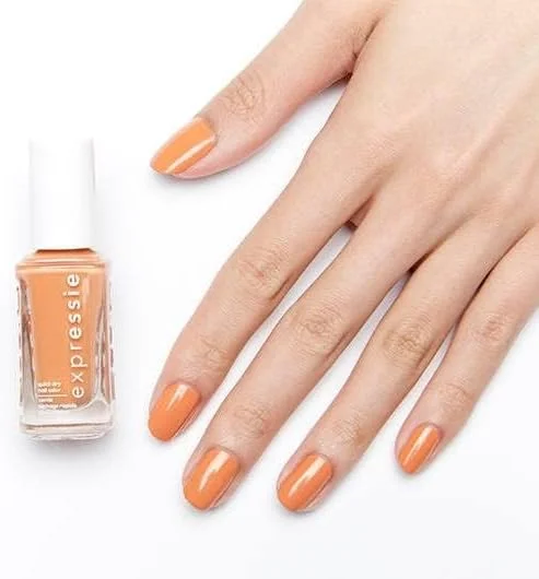 لاک ناخن سریع خشک شونده اسی اکسپرسی، نسخه محدود کالکشن سرعت زندگی، رنگ هلویی کالباسی با پوشش کرمی، پر انرژی و خردمند، 10 میلی لیتر