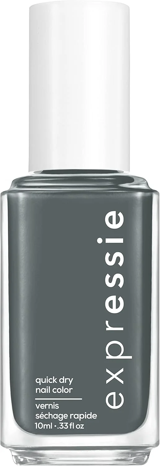 لاک ناخن سریع خشک شو essie exprEssie، فرمول گیاهی، خاکستری ملایم، ۰.۳۳ fl oz