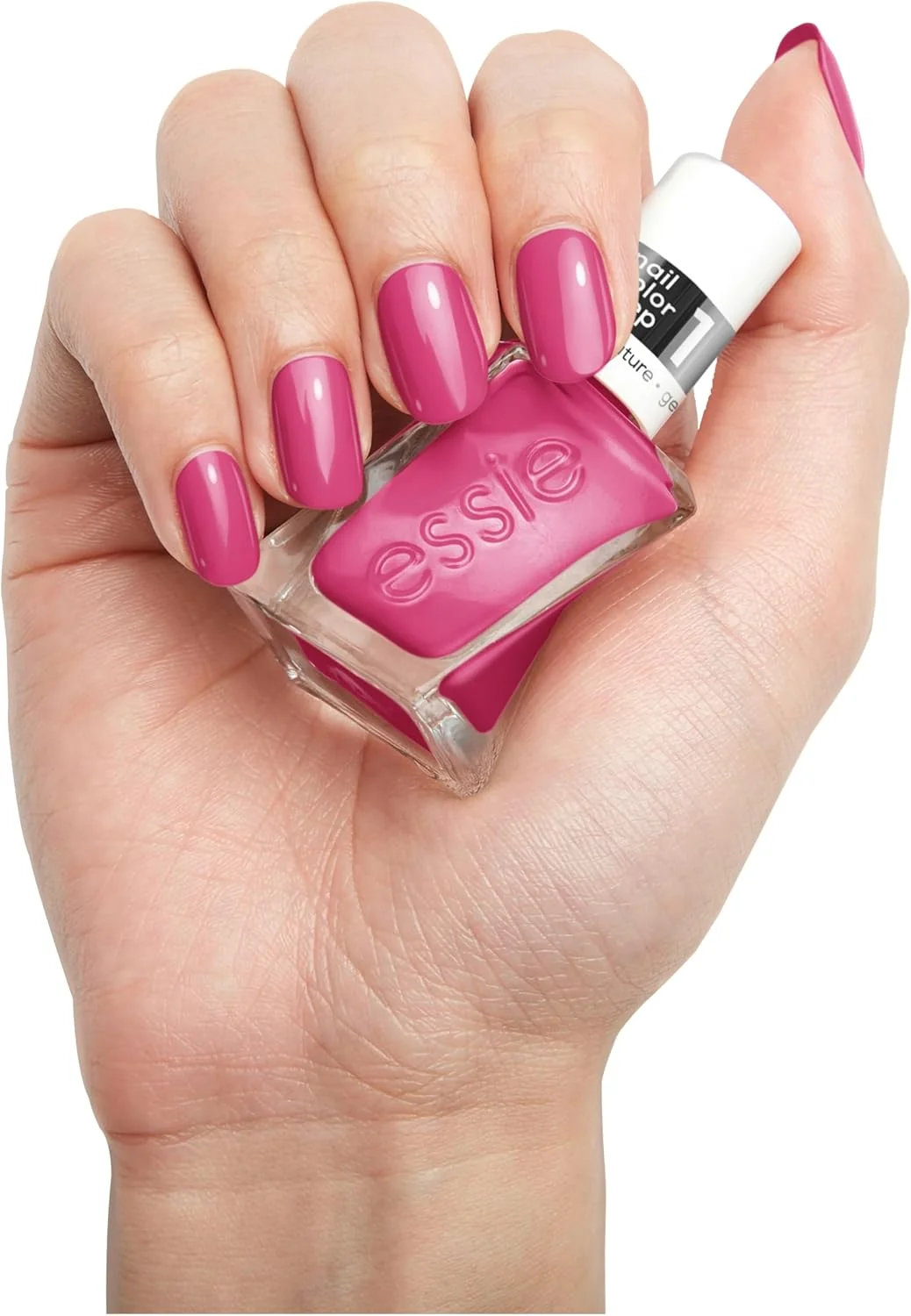 لاک ناخن ژلی اسسی با ماندگاری طولانی و روکش براق، مانیکور بدون نیاز به نور UV، مدل Gel Couture، شماره 559 fuel your life، صورتی، 13.5 میلی لیتر