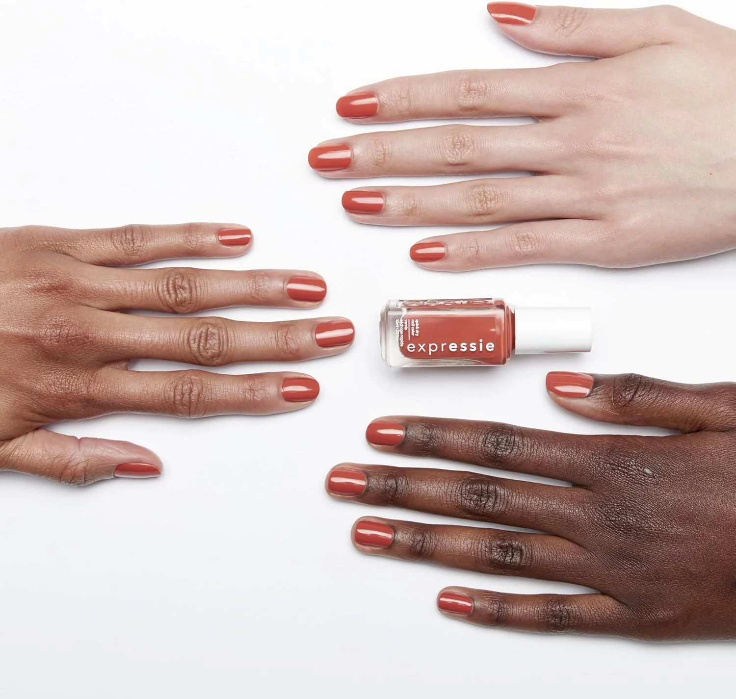 لاک ناخن وگان خشک‌شونده سریع اسی اکسپرسی، نارنجی 160، 9.8 میلی‌لیتر