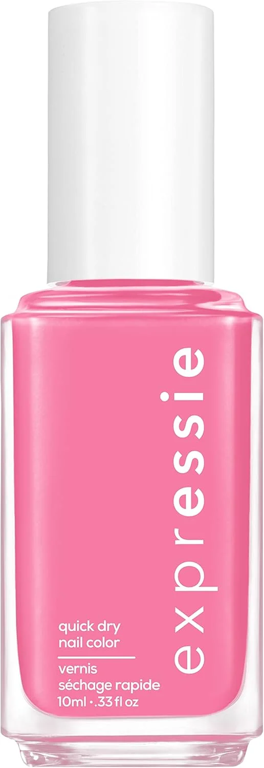 لاک ناخن سریع خشک اسسی اکسپرسی، فرمول وگان، صورتی آدامسی، Makin' Moves، 9.8 میلی لیتر
