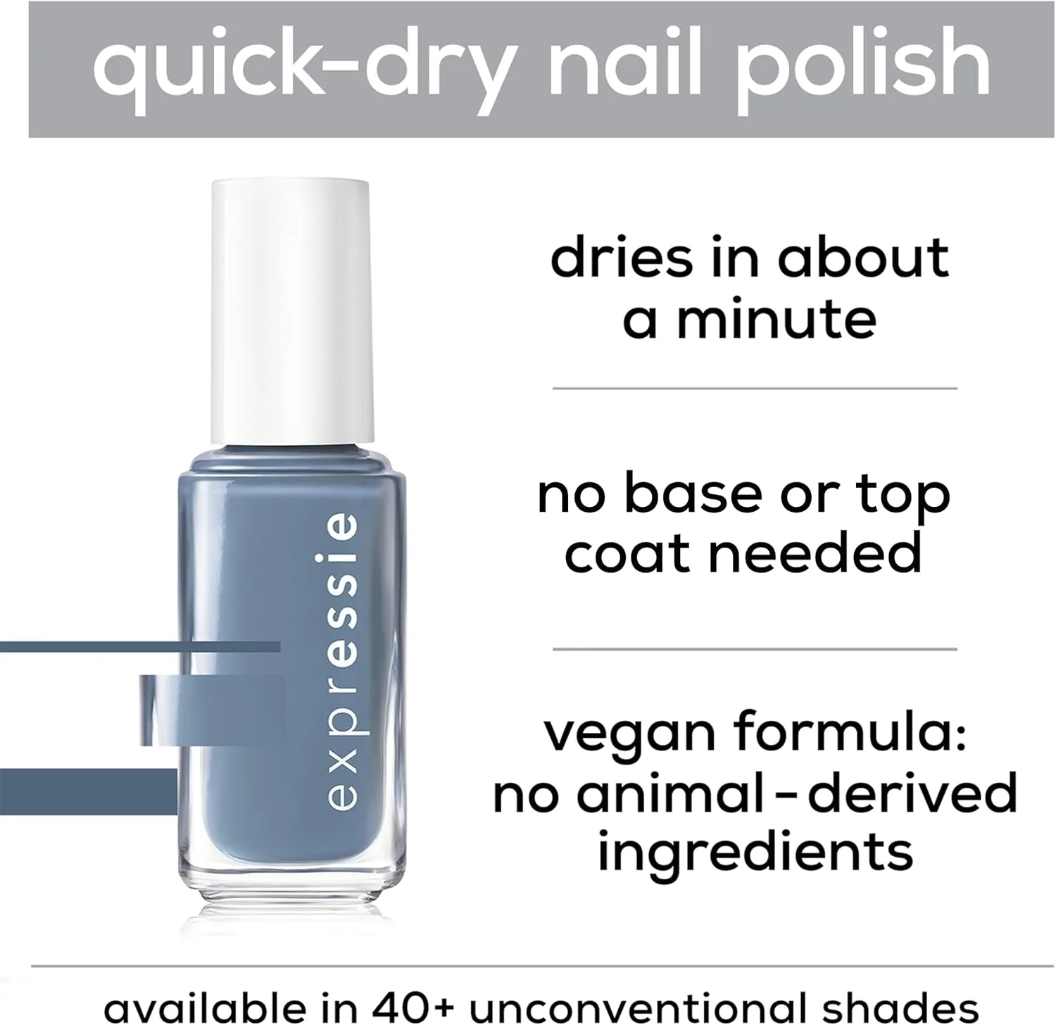 لاک ناخن خشک‌شونده سریع اسی اکسپرسی، 8-فری و وگان، Sk8 with Destiny، زرد پر جنب و جوش، Curbside Pick Me Up، 9.8 میلی‌لیتر