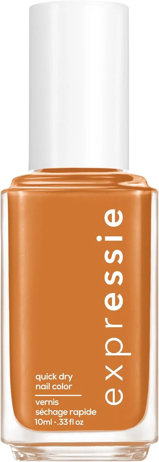 لاک ناخن سریع خشک شونده Essie expressie، فرمول گیاهی 8-Free، نارنجی قهوه ای، Saffr-on The Move، 10 میلی لیتر