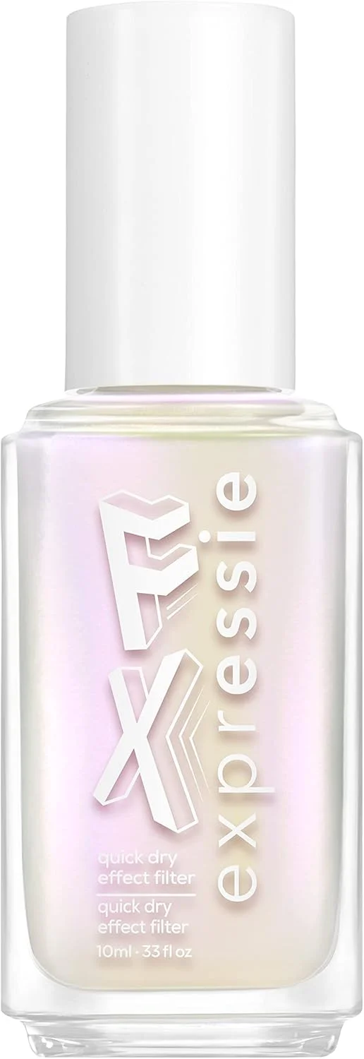لاک ناخن خشک‌شونده سریع اسی اکسپرسی، فرمول وگان، روکش نهایی با پرداخت مرواریدی، فیلتر Iced Out Fx، 9.8 میلی‌لیتر