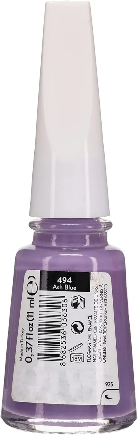 لاک ناخن کلاسیک فلورمار با فرمول جدید بهبود یافته و برس ضخیم تر - 494 آبی خاکستری لاک ناخن کلاسیک فلورمار با فرمول جدید بهبود یافته و برس ضخیم تر - 494 آبی خاکستری
