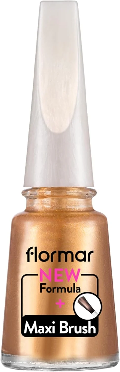 لاک ناخن صدفی اف/ام - PL386 زیبایی طلایی - جدید