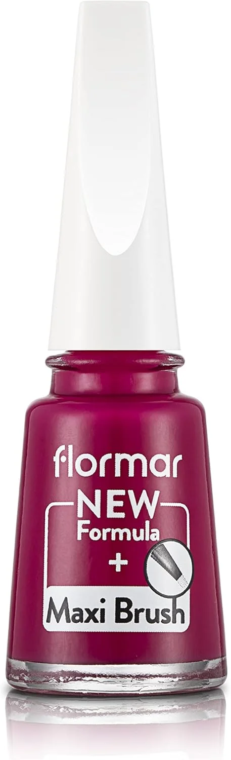 لاک ناخن کلاسیک فلورمار با فرمول جدید بهبود یافته و برس ضخیم تر - 125 رز شیک