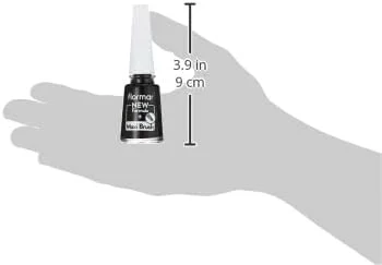 لاک ناخن کلاسیک فلورمار با فرمول جدید بهبود یافته و برس ضخیم تر - 313 مینیمالیسم مشکی