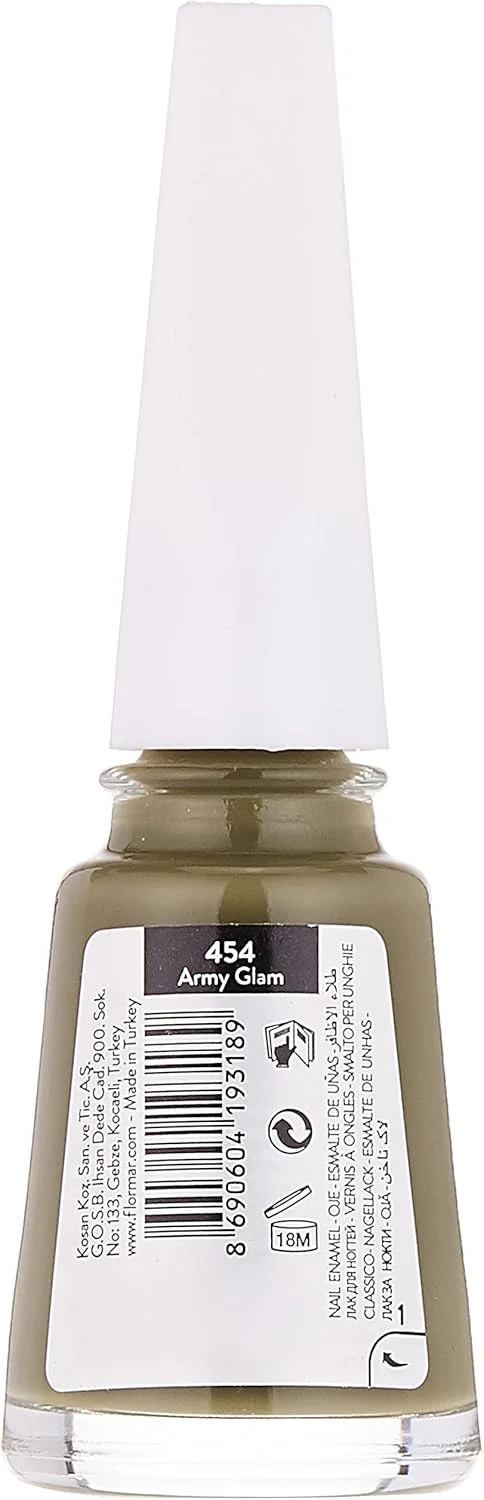 لاک ناخن فلورمار، 454 آرمی گلام، 11 میلی لیتر
