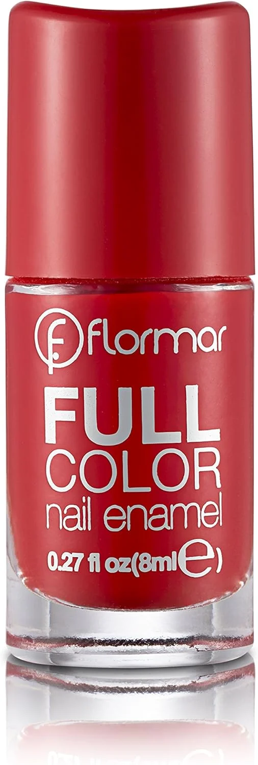 لاک ناخن تمام رنگی فلومار 08 قرمز خوش بین