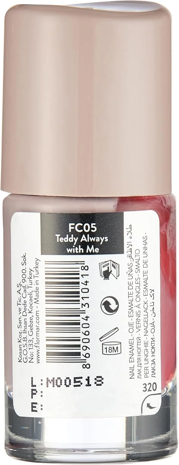 لاک ناخن فلورمار، FC05 تدی همیشه با من لاک ناخن فلورمار، FC05 تدی همیشه با من