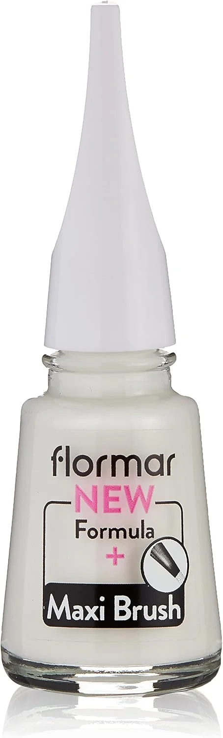 لاک ناخن کلاسیک فلورمار با فرمول جدید و برس ضخیم تر - 310 سفید برفی